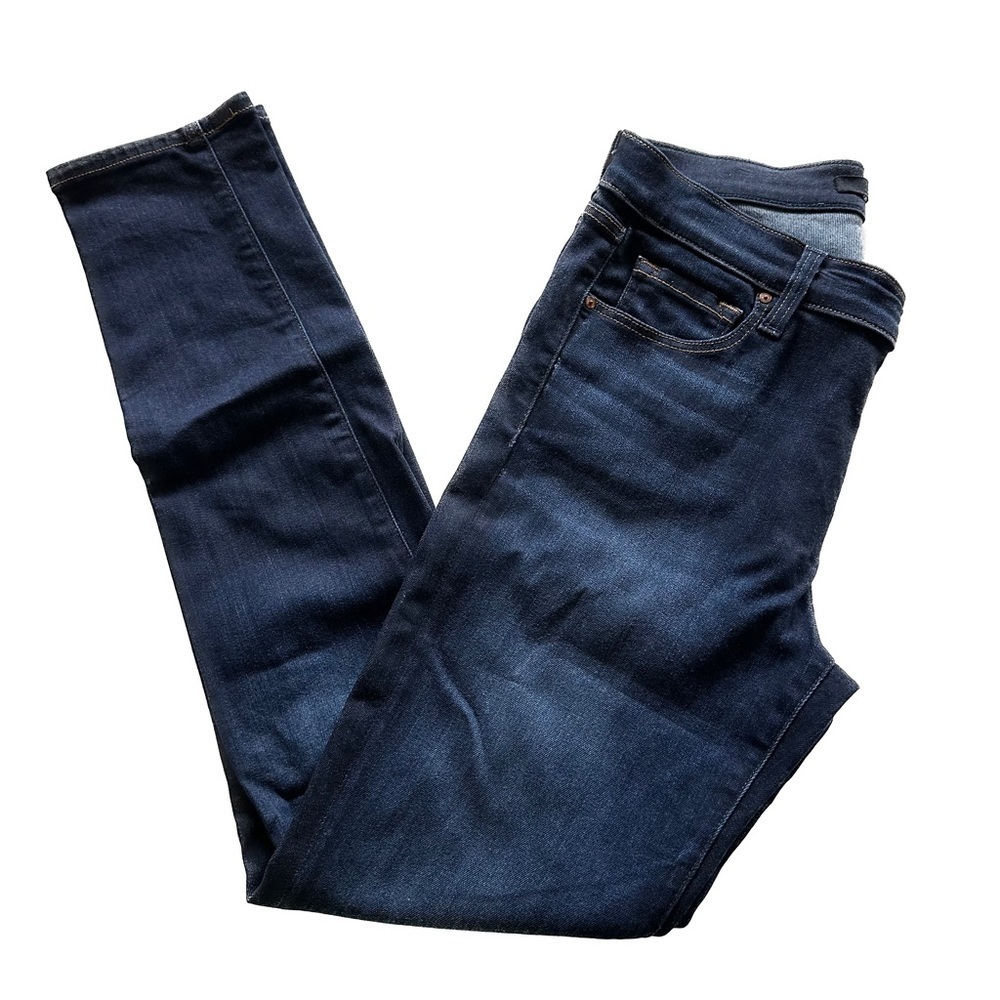 J Brand Skinny Jeans Stretch Covert Colour Blue U.S.A. Made Dark Wash 28 x 29